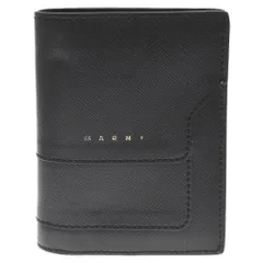 MARNI (マルニ) バイフォールドウォレット 二つ折り財布 レザー ブラック PFMOQ14U07のサムネイル