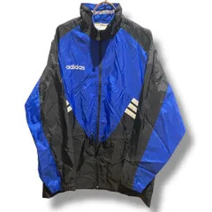 adidas アディダス ナイロンジャケット Mサイズ  トラックジャケット ジップアップ ファスナー 90s ヴィンテージ ドローコード スポーツ スポーティ メンズ ゴーゴー古着マルイ北千住店 50 久241