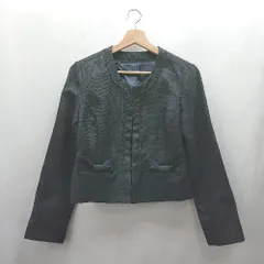 ◇ ⊇ RUIRUE BOUTIQUE ルイルエブティック セットアップ ワンピース ジャケット サイズ11 ネイビー系 レディース E  【1502200000266】