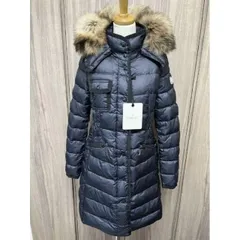【新品未使用】MONCLER エルミファー ダウンジャケット　TG4　ネイビー色 MONCLER モンクレール レディース ダウン ブランド ダウン