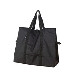 Color:ブラック_PatternName:単品 WHATNOT(ワットノット) マルチ収納 トートバッグ ブラック 内側スポンジ入り二層構造 撥水加工 幅600mm×奥250mm×高500mm MB-01-BK