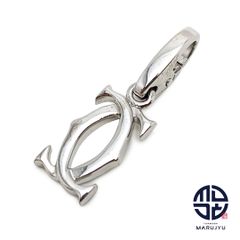 Cartier カルティエ 750WG 18金ホワイトゴールド K18 2C ペンダントトップ チャーム ジュエリー アクセサリー ブランド