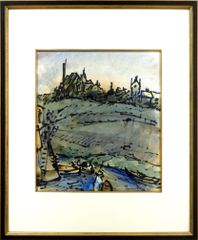 ベルナール・ビュッフェ、「Le port de La Rochelle」 - メルカリ