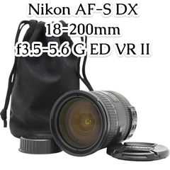 【動作確認済み】 AF-S DX NIKKOR 18-200mm f3.5-5.6 G ED VR II 　レンズ　近くも遠くも撮れる 高倍率ズームレンズ ️AF-S 18-200mm f3.5-5.6