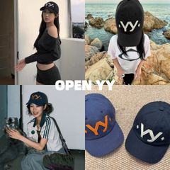 新品 韓国 OPEN YY COTTON ON BALL キャップ 人気 レディース 男女兼用 ベースボールキャップ 【2色選択可能】
