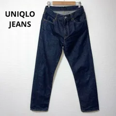 UNIQLO JEANS ユニクロ ダークブルー ストレート デニム 29
