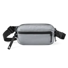 Size:1.5L_Color:グレー - 1.5L tomtoc ボディバッグ 軽量 小さめ スリングバッグ ミニバッグ 撥水 ワンショルダーバッグ メンズポーチ 旅行 お出掛け サイクリング アウトドア 散歩 ランニング ユニセックス 1.5L グレー