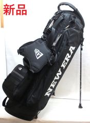 新品★ニューエラ★NEW ERA★スタンド キャディバッグ★ベーシック ポーチ付き★9型 3kg★【13517853】ブラック/ホワイト★日本正規品