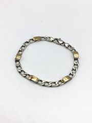 【IT3V2XMB8P27】Tiffany&Co. ティファニー ヴィンテージ Au750 Ag925 YG  フィガロ チェーン ブレスレット 11.4g 18㎝