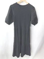 ◇ ROPE PICNIC ロペピクニック 半袖 ロング丈 ワンピース サイズ38 ブラック レディース E  【1406050078324】