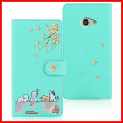 【特価商品】スマホケース KYV47 BASIO KYV47 KYV47 ケース 手帳型 手帳型 ベイシオ4 ケース ケース 手帳型 かわいい猫 落ち葉 手帳型 かんたんスマホ2+ A201KC ケース ケース かんたんスマホ2 BASIO4 A001KC ケ