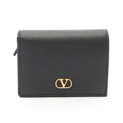 ヴァレンティノ・ガラヴァーニ Valentino Garavani 二つ折り財布 Vロゴ 6W2P0AJ3SNP0NO ネロ レザー 二つ折り財布 レディース 新品のサムネイル