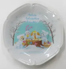 【中古】皿・ボウル 集合 スーベニアプレート 「ダッフィー＆フレンズのホワイト・ウィンタータイム・ワンダーズ」 東京ディズニーシー限定メニュー注文特典