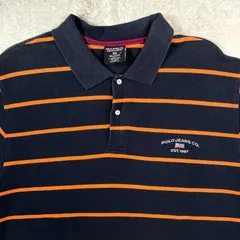 POLO JEANS CO RALPH LAUREN ラルフローレン ボーダー 半袖ポロシャツ メンズXL 