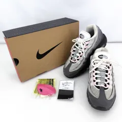05wm03771 NIKE AIR MAX 95 GUNSMOKE ナイキ エアマックス95 ガンスモーク ピンク/ブラック 23.0cm レディース スニーカー CJ0588-001 【中古品】