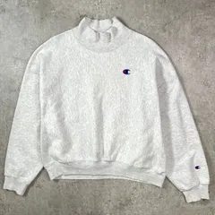 Champion チャンピオン ワンポイントロゴ刺繍 リバースウィーブ ハイネック 短丈 スウェットシャツ メンズL レディース 