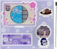 【中古】キーホルダー へし切長谷部 背景付きスタンドアクリルキーホルダー 「特 刀剣乱舞-花丸- ～雪月華～」