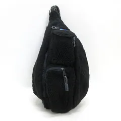H■未使用■カブー/KAVU MINIROPEFLEECE ショルダーバッグ ボディバッグ 黒 BAG 兼用■14