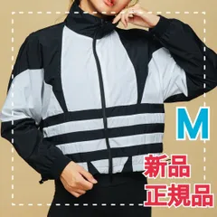 アディダス adidasレディースオリジナルス ラージ ロゴ トラックジャケット FM2622 M 黒