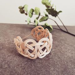 New!!ラタンバングル・ブレスレット《accessory》あわじ・自然色