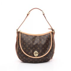 ルイ・ヴィトン LOUIS VUITTON ショルダーバッグ トゥラムGM  M40075 PVCコーティングキャンバス レザー トゥラムGM レディース Used A