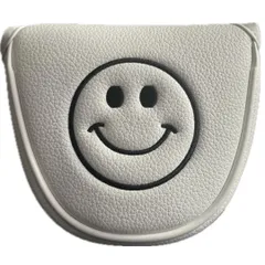 パターカバー オデッセイ 2ボールに対応 マグネットタイプ 　センターシャフト スコッティーキャメロン オデッセイに適合 スマイル