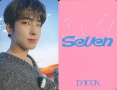 【中古】コレクションカード(男性) SEVENTEEN/WONWOO(ウォヌ)/裏面ピンク・印刷サイン入り/「DICON D’FESTA MINI EDITION SEVENTEEN」フォトカード