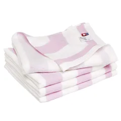 【即日発送】キッチンタオル 速乾 ボーダー グルービー 部屋干し 4枚セット フェイスタオル 日本製 ガーゼタオル 綿100％ 認定 今治タオル (ピンク) ブルーム