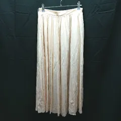 ◇ 新品 CLASSICALELF クラシカルエルフ ウエストゴム 無地 ロング プリーツ スカート サイズM アイボリー レディース E  【1303020026890】