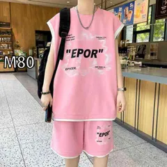 [M80]秋冬 メンズ  服 シンプル ファッション オシャレ 大人 かっこいい 大きいサイズ ストリート 紳士服 フェイク ツーピース ベスト パンツ スーツ ノースリーブ T シャツ チョッキ 