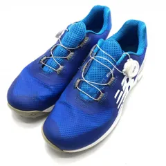 【美品】ニューバランスゴルフ ゴルフシューズ ブルー×白 MGBF574B BOA メンズ 26.0 ゴルフウェア New Balance
