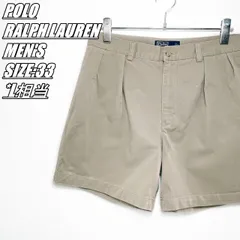 【US古着･00's】POLO RALPH LAUREN　POLO CHINO　ポロラルフローレン　ポロチノ　チノショートパンツ　メンズ　サイズ表記33　L相当　ベージュ系