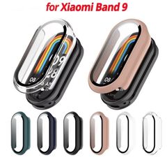 Xiaomi Smart Band 9 カバー ガラス フィルム ケース 交換ケース 保護ケース 液晶画面保護 クリア 保護カバー シャオミ バンド9 Mi band9 スマートウォッチ case cover ハードケース カバー