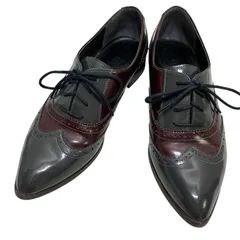 【美品】ダイアナ (23) レースアップシューズ ドレスシューズ バイカラー 本革 レザー 希少デザイン