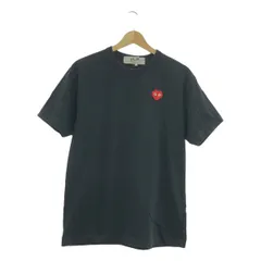 PLAY COMME des GARCONS / プレイコムデギャルソン | インベーダー ハート パッチ Tシャツ | XL | ブラック | メンズ