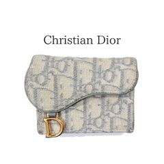 極美品✨ 現行】 ディオール 二つ折り財布 トロッター オブリーク