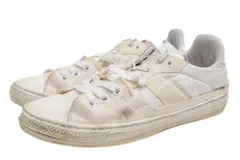 マルタンマルジェラ マルジェラ／Maison Martin Margiela シューズ スニーカー 靴 ローカット メンズ 男性 男性用コットン 綿 キャンバス レザー 革 ホワイト 白  37WS0480 EVOLUTION LOW TOP SNEAKERS