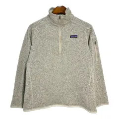 patagonia パタゴニア ベターセーター ハーフジップ フリースジャケット アウトドア グレー (メンズ XL) 中古 古着 T1111