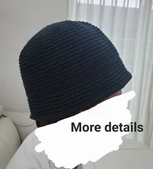 クラッシャーハット　バケットハット　バケハ　クロシェハット