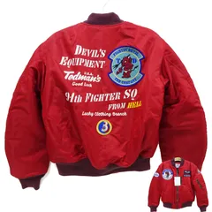 エフ商会 TEDMAN レッドデビルレーシングチーム トラックジャケット XL TEDMAN テッドマン TEDMAN×カミナリ コラボ スカジャン TKMSK