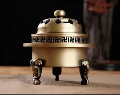 火舎香炉　佳品　手作り　仏教　密宗用品 密教 法具 小々型 火舎香炉(かしゃこうろ)