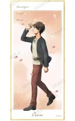 【中古】紙製品 B.エレン・イェーガー 「進撃の巨人 描き下ろし 歩み・水彩風ver. トレーディングスタンド付き色紙」