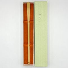 茶杓 止節 元節　白竹　紙箱入　茶道具　竹製品　伝統工芸品