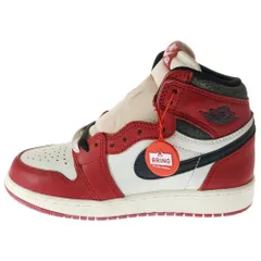 NIKE (ナイキ) GS Air Jordan 1 High OG Lost & Found/Chicago GS エアジョーダン1 OG ロスト & ファウンド/シカゴ ハイカットスニーカー レッド US3.5Y/22.5cm FD1437-612