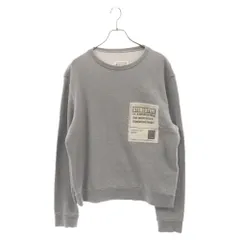 Martin Margiela 10 (マルタンマルジェラ) 18SS STEREOTYPE Crewneck ステレオタイプ クルーネックスウェットトレーナー グレー S30GU0062のサムネイル