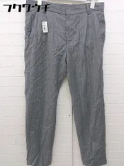 ◇ note et silence ノートエシロンス ストライプ パンツ サイズF グレー ホワイト レディース 【中古】 【1103230009764】のサムネイル