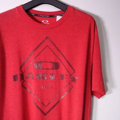 オークリー OAKLEY Tシャツ 半袖 メンズ XL クルーネック プリントロゴ 大きいサイズ 古着