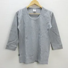 G■アヴィレックス/AVIREX 七分袖 ロンT カットソー/リブ【L】灰系/men's/60【中古】■のサムネイル
