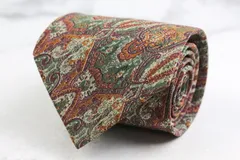 エスティーデュポン ブランド ネクタイ シルク ペイズリー柄 総柄 PO メンズ ブラウン S.T. Dupont 【中古】のサムネイル