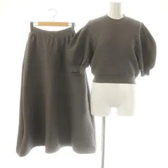 極美品　セルフォード　セットアップ　ネイビー　サイズ36(S) ポンチセットアップfor Christel Takigawa(セットアップ